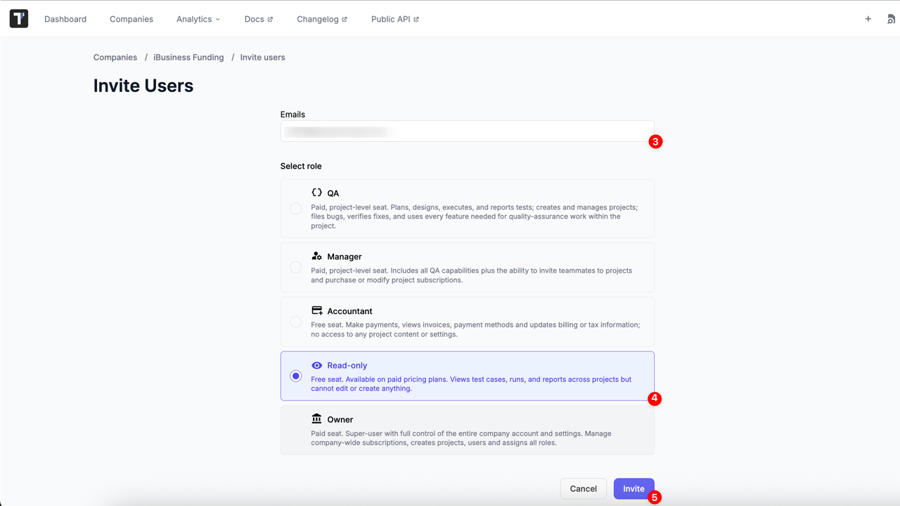 Testomatio - Invite_button